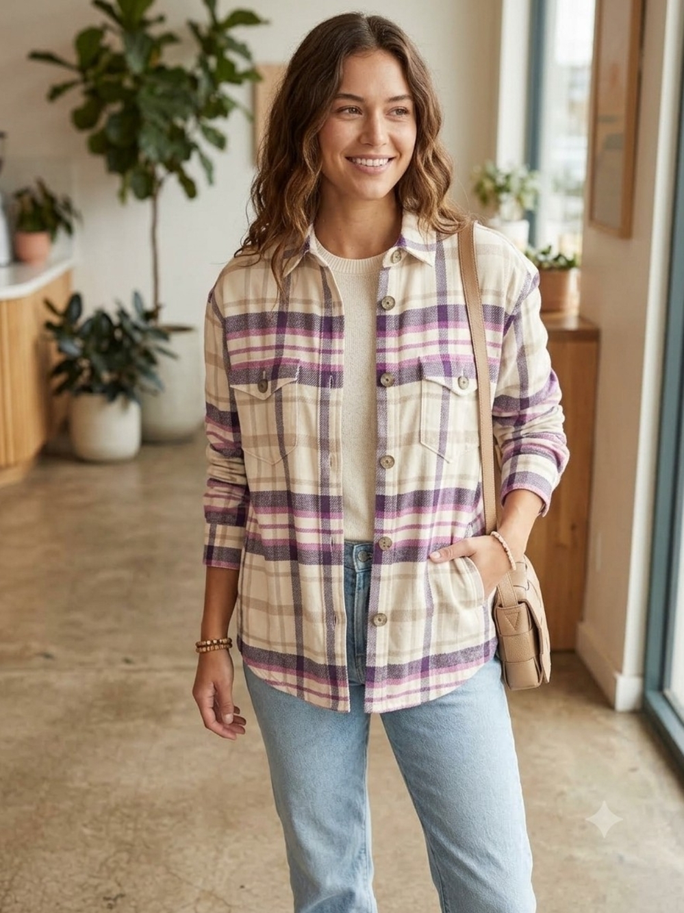 Marine Layer Bailey Flannel Shacket